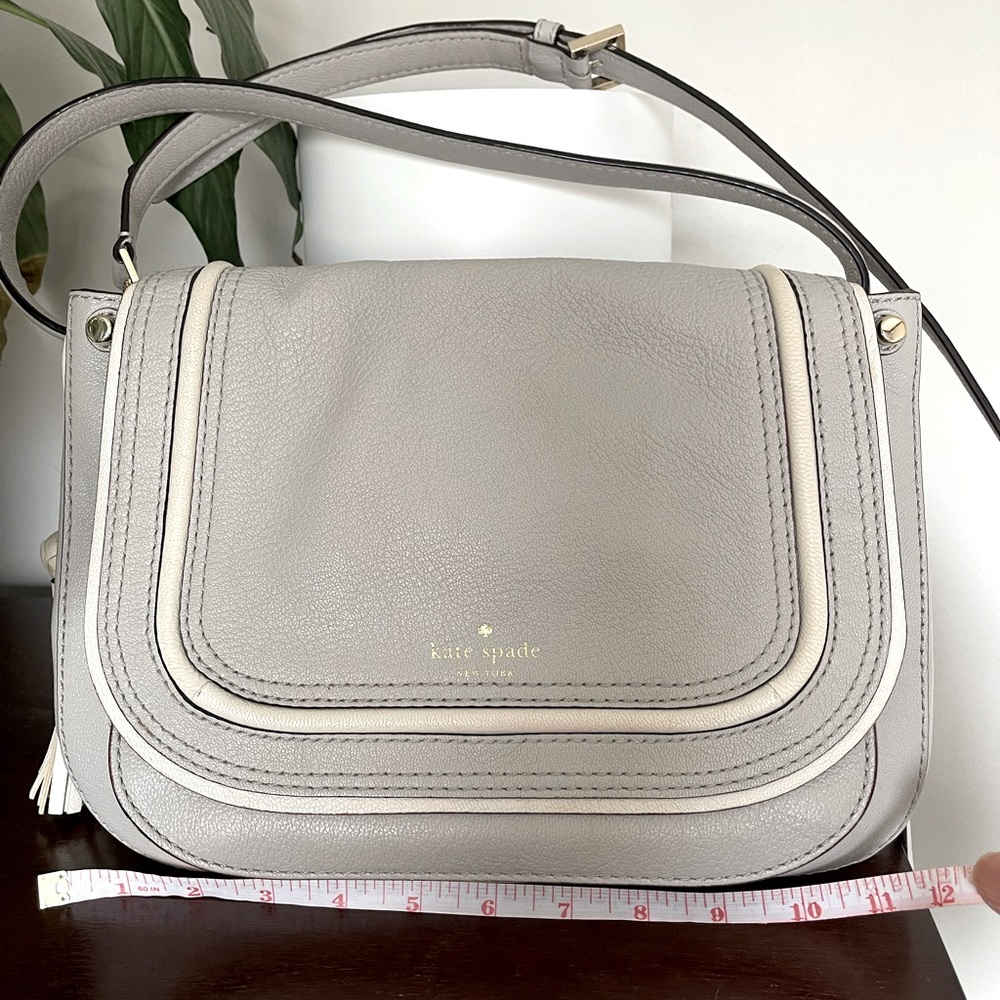 Kate Spade Light Gray Crossbody Bag